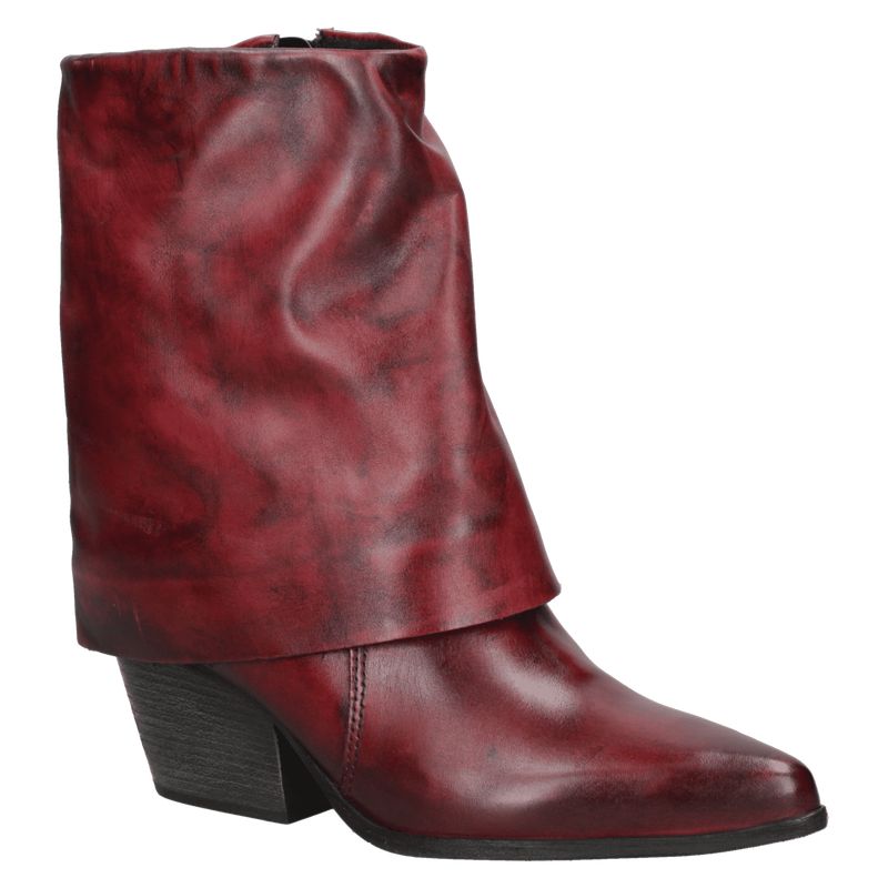 MJUS - Bota Casual Mujer Bordó Mjus.