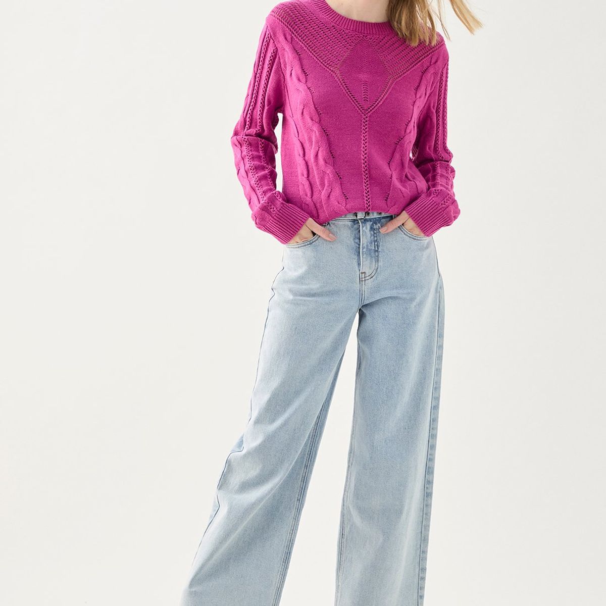 ASH - Sweater Fucsia Mujer Ash