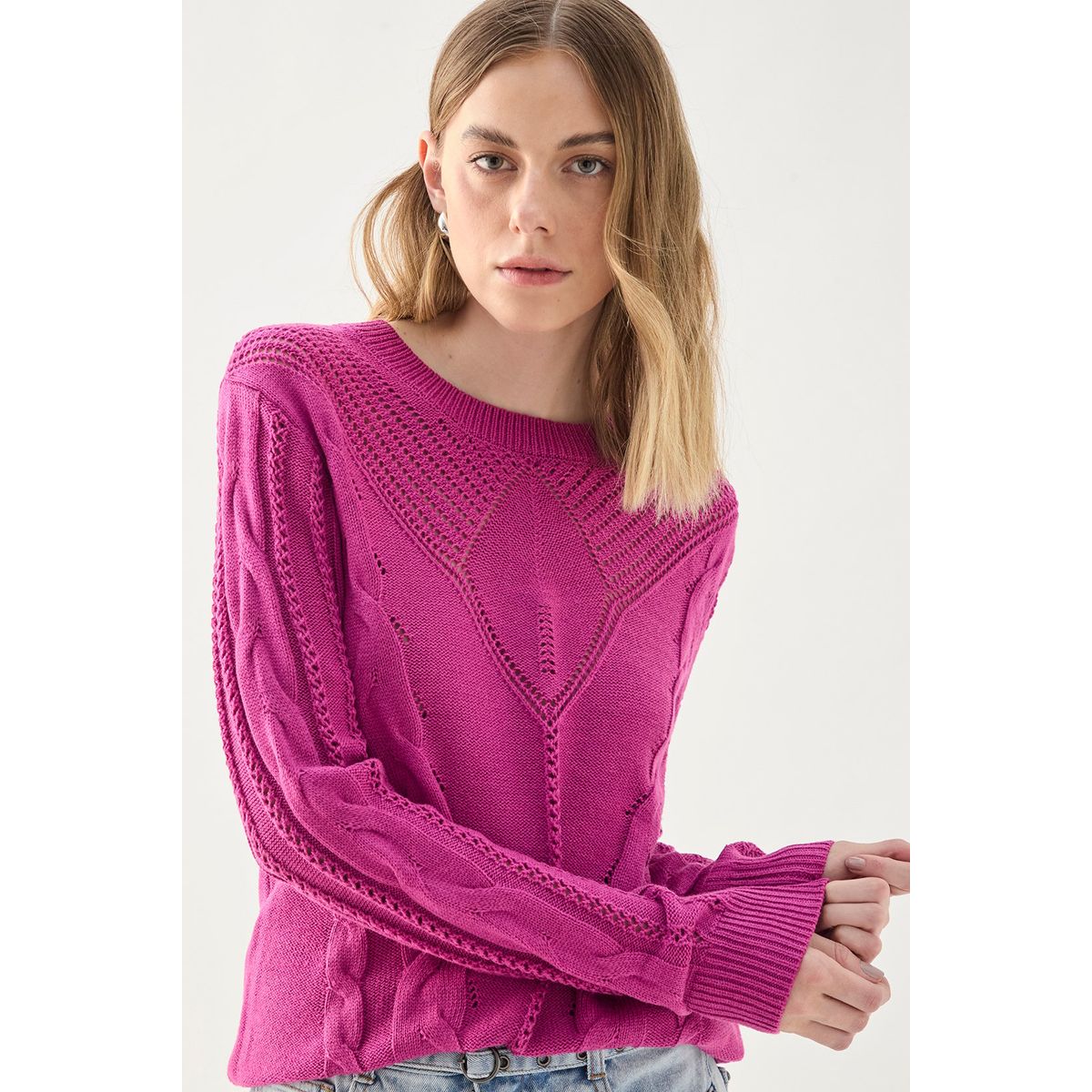 ASH - Sweater Fucsia Mujer Ash