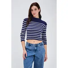 IO - Sweater Azul Marino Mujer