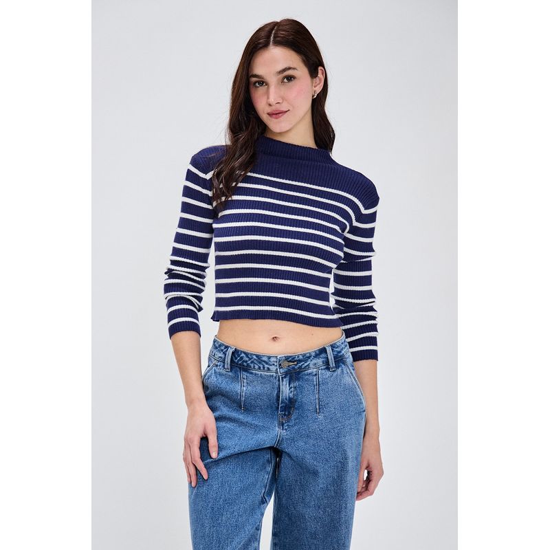 IO - Sweater Azul Marino Mujer Io