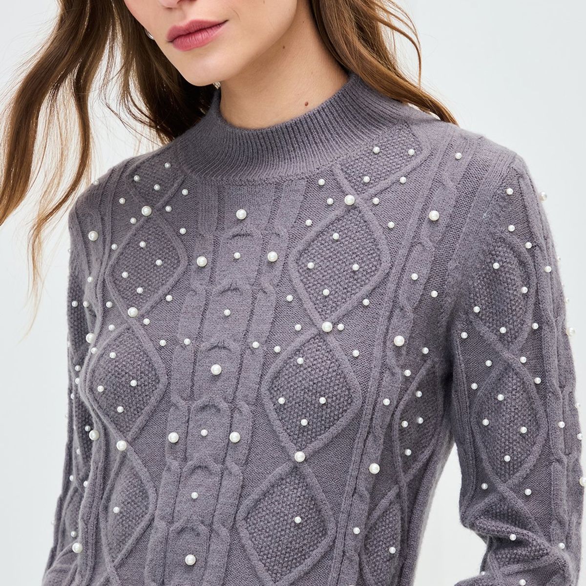 IO - Sweater Gris Marengo Mujer Io