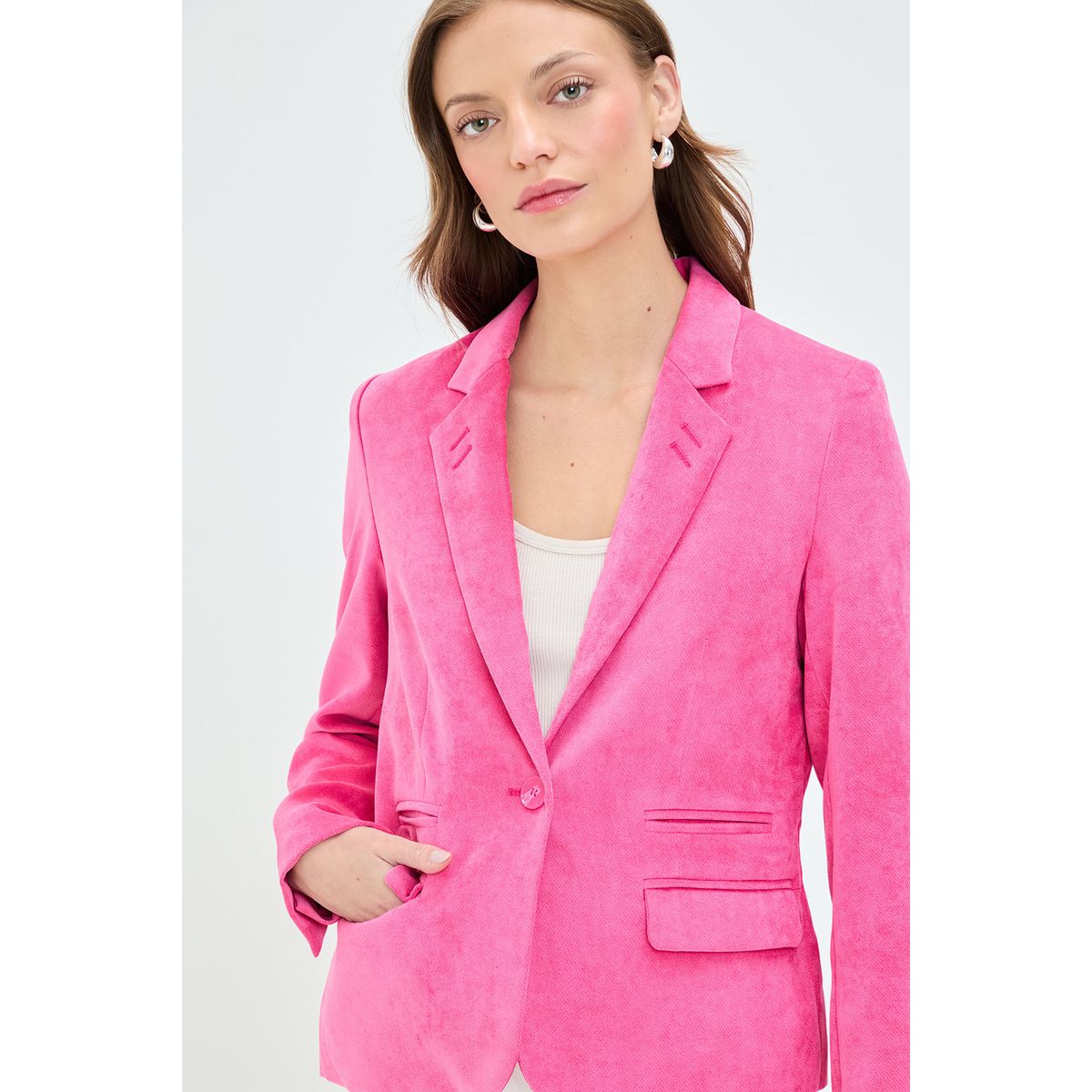 IO - Blazer Fucsia Mujer Io