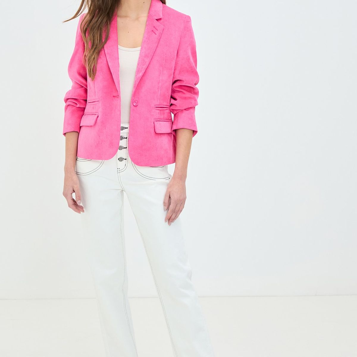 IO - Blazer Fucsia Mujer Io