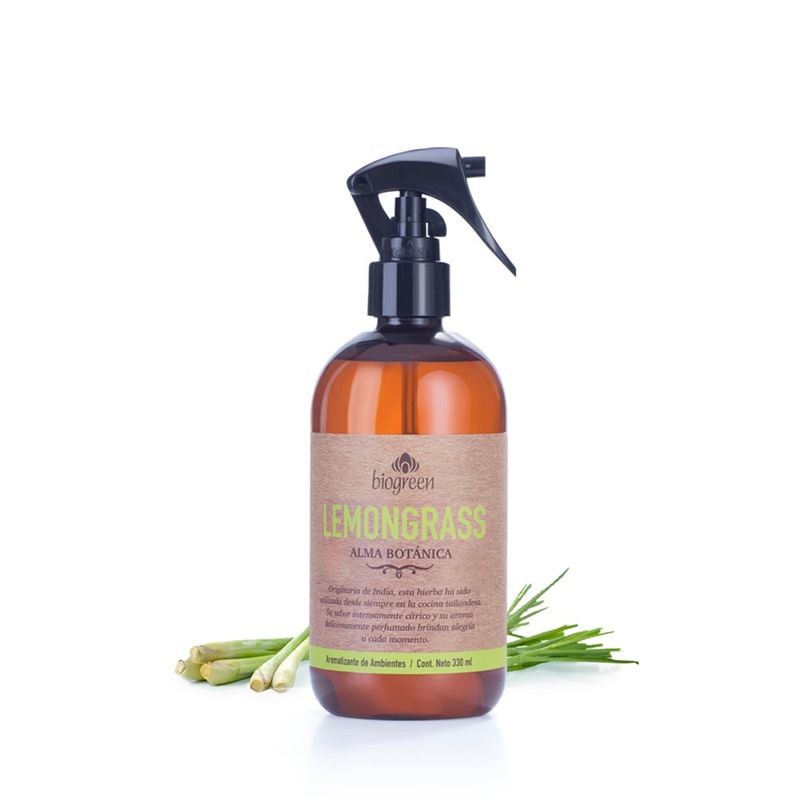 GENERICO - Aromatizante de ambientes Biogreen con gatillo Lemon grass