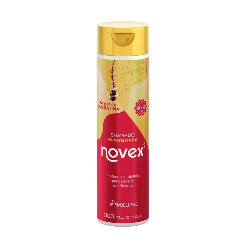 NOVEX - SHAMPOO RECARGA DE QUERATINA NOVEX 300ML