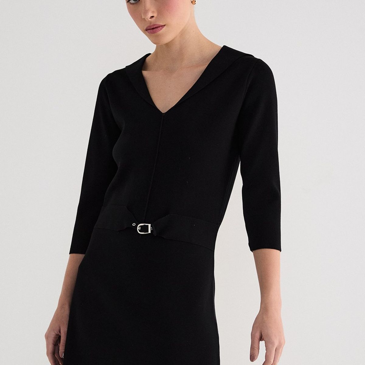 ASH - Vestido Corto Negro Mujer Ash
