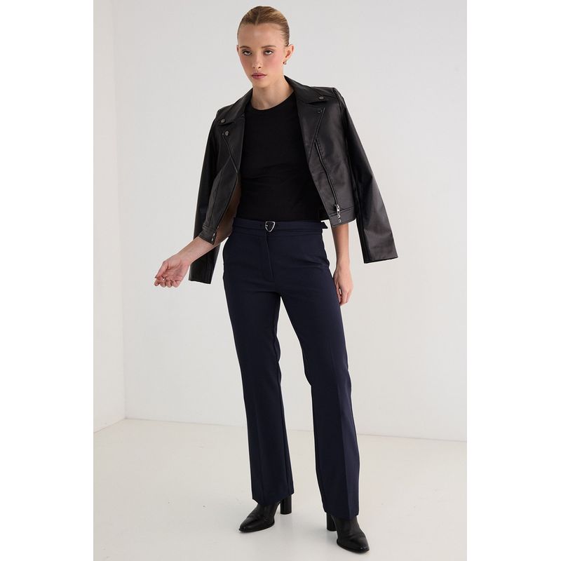 ASH - Pantalon Azul Marino Mujer Ash
