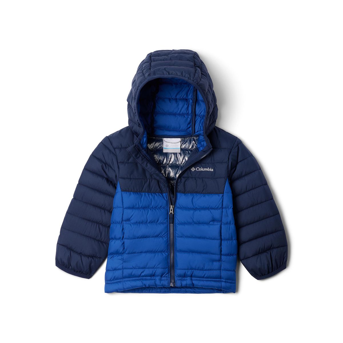 COLUMBIA - Parka Niño Powder Lite Hooded Azul COLUMBIA