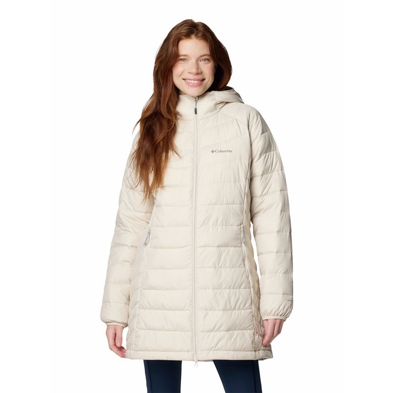 COLUMBIA - Parka Mujer Powder Lite Ii Mid Gris COLUMBIA