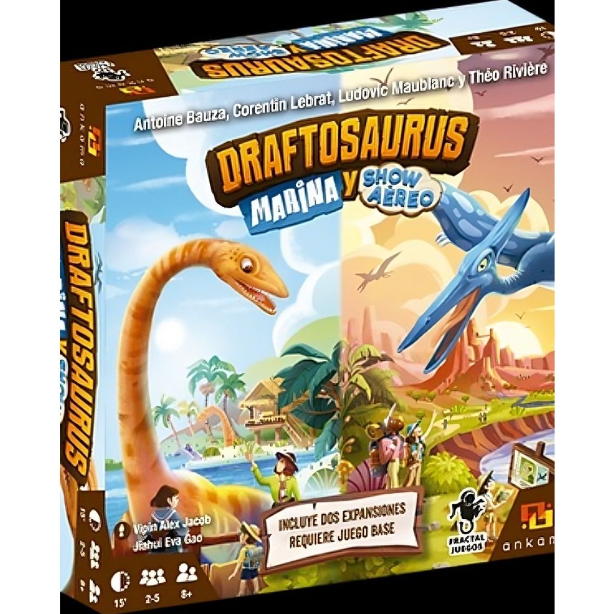 TOP10BOOKS - JUEGO Draftosaurus: Marina Y Show Aéreo