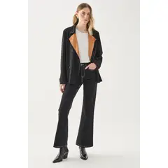 ASH - Chaqueta Lisa Negro
