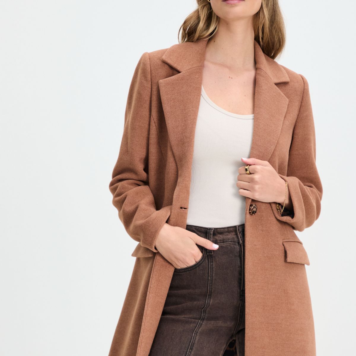 IO - Chaqueton Café Mujer Io