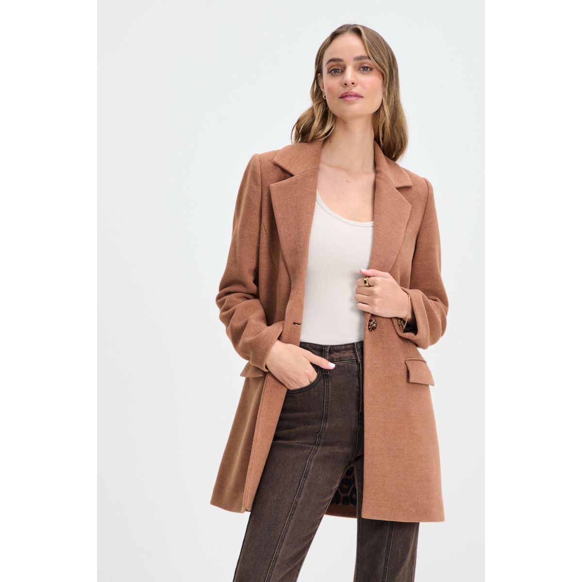 IO - Chaqueton Café Mujer Io