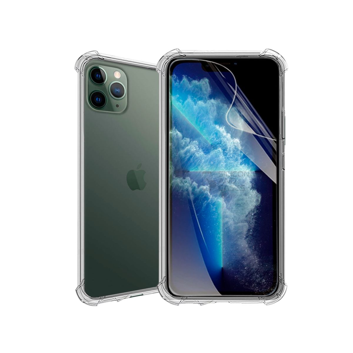 GENERICO - CARCASA TRANSPARENTE PARA IPHONE 11 PRO ANTIGOLPE