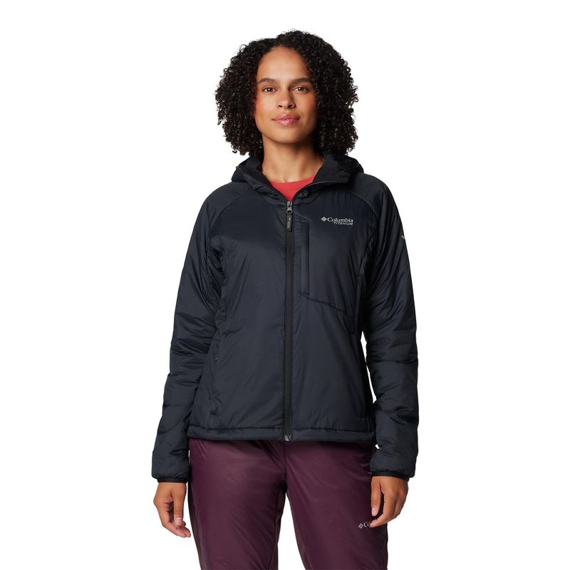 COLUMBIA - Parka Mujer Silver Leaf Negro COLUMBIA