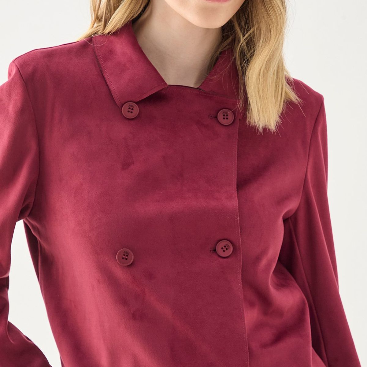 ASH - Chaqueta Burdeo Mujer Ash