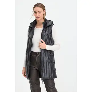 IO - Parka Lisa Moda Negro