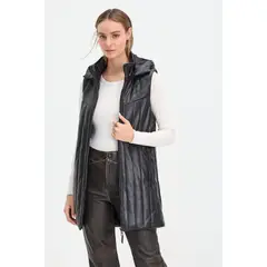 IO - Parka Lisa Moda Negro