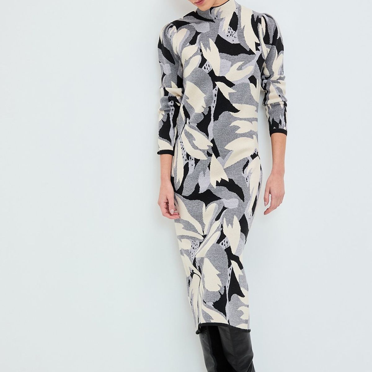 IO - Vestido Largo Gris Marengo Mujer Io