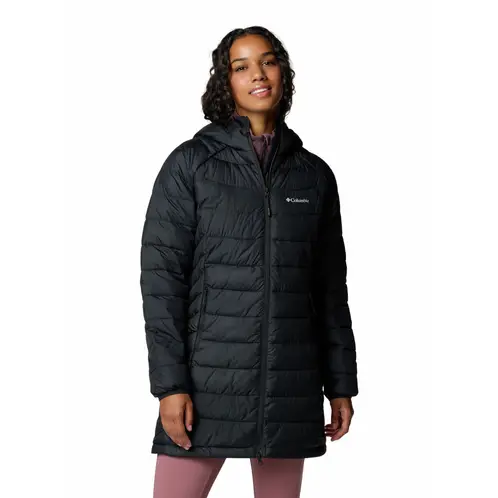 COLUMBIA - Parka Mujer Powder Lite Ii Mid Negro