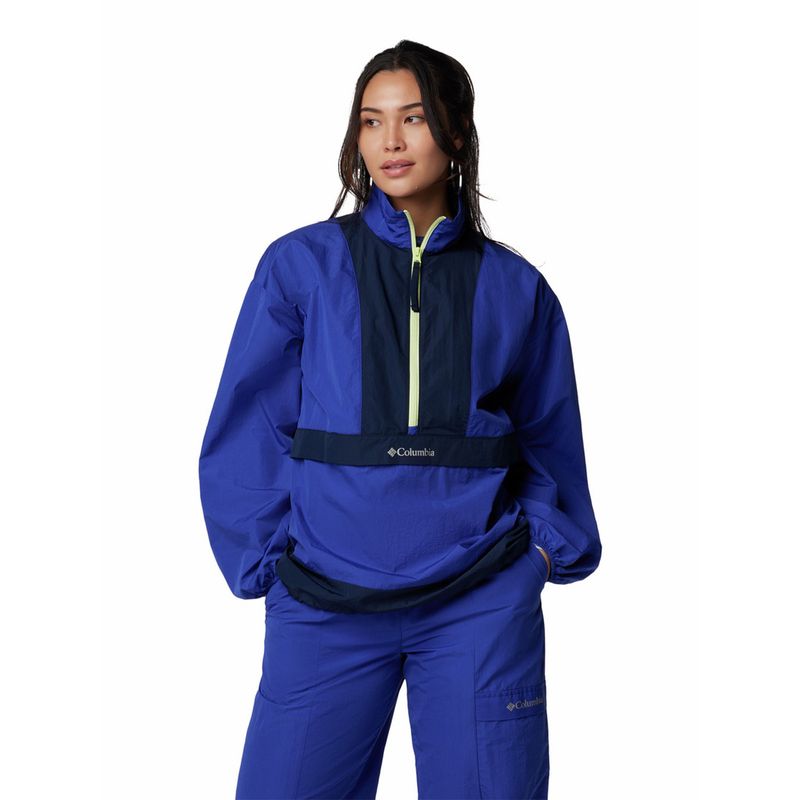 COLUMBIA - Cortaviento Mujer Boundle Anorak Azul COLUMBIA