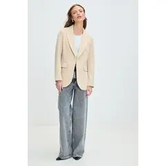 IO - Blazer Liso Beige