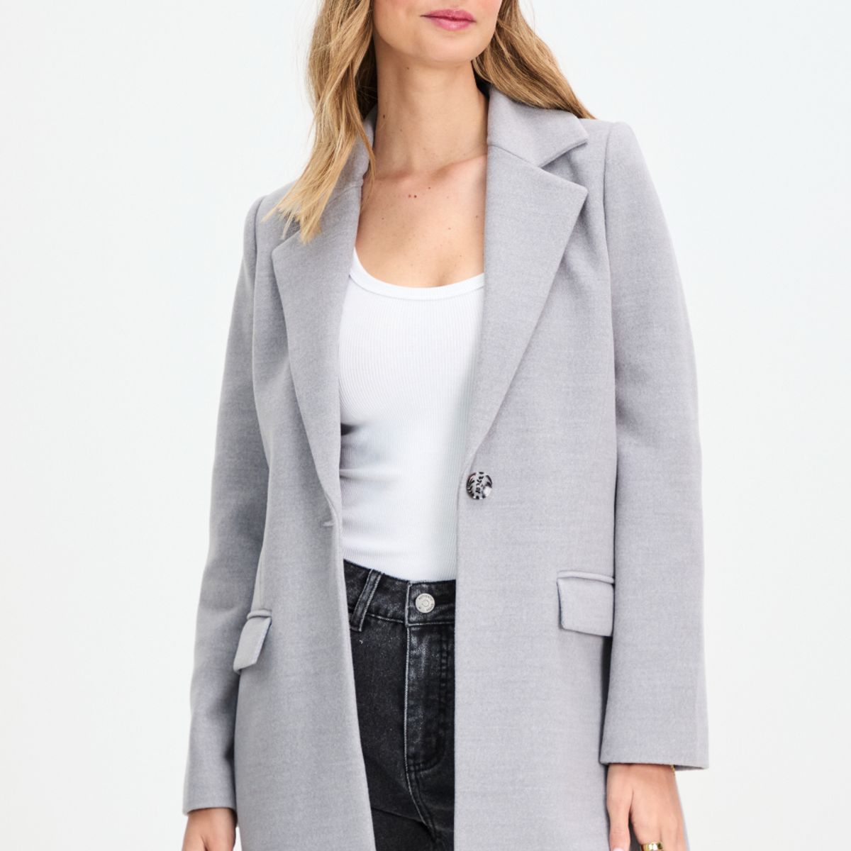 IO - Chaqueton Gris Mujer Io