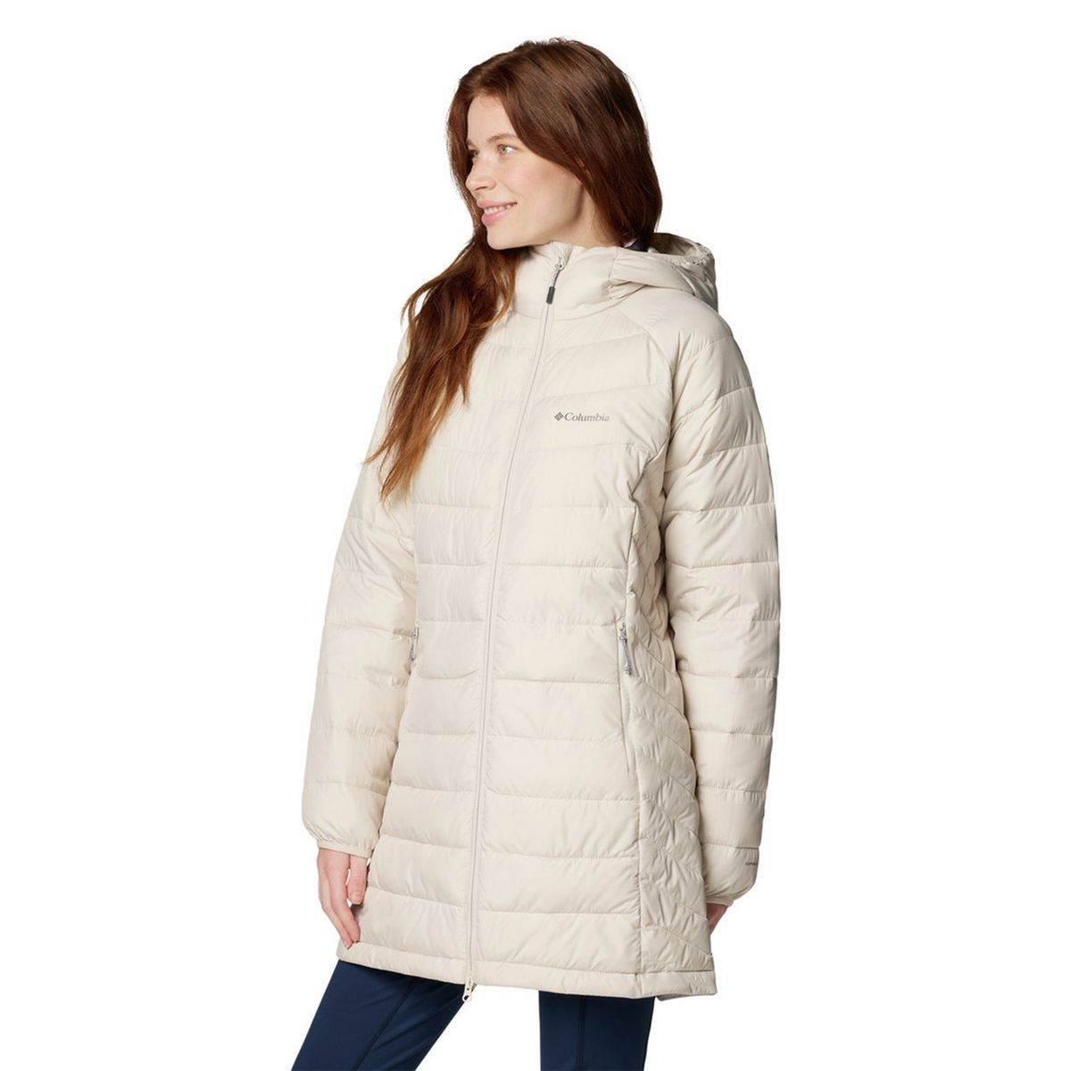 COLUMBIA - Parka Mujer Powder Lite Ii Mid Gris COLUMBIA