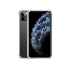 GENERICO - CARCASA TRANSPARENTE PARA CELULAR IPHONE 11 PRO MAX ANTIGOLPE