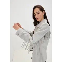 IO - Chaqueton Gris Mujer