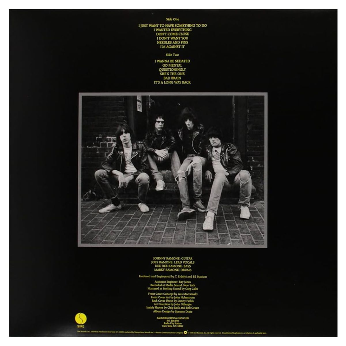 SIRE RECORDS - Ramones - Road To Ruin - Vinilo 180 grs