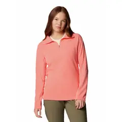 COLUMBIA - Polar Mujer Glacial Iv 1/2 Zip Rosado