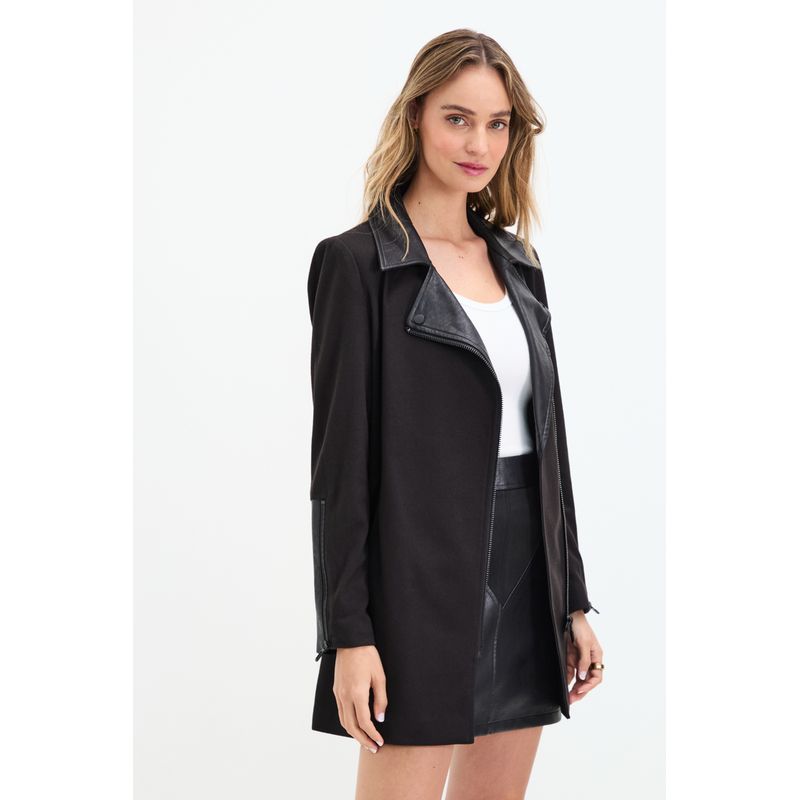 IO - Chaqueton Negro Mujer Io.