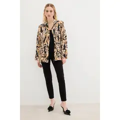 ASH - Impermeable Largo Print verde musgo