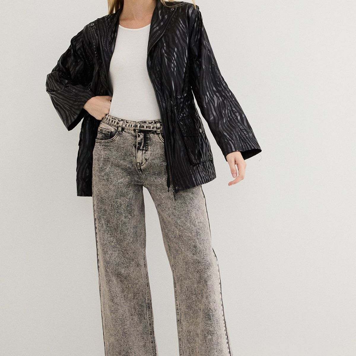 ASH - Trench Negro Mujer Ash