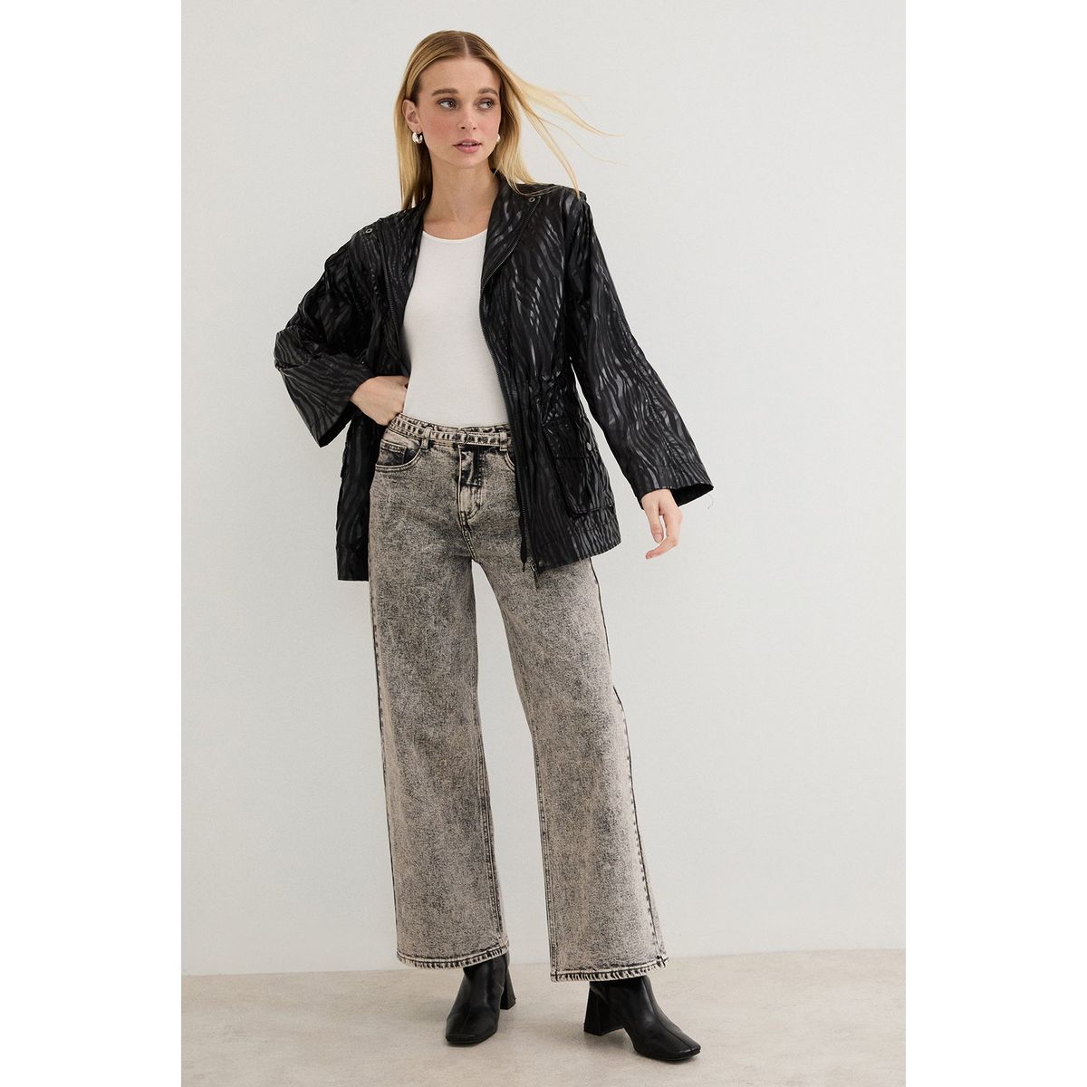 ASH - Trench Negro Mujer Ash