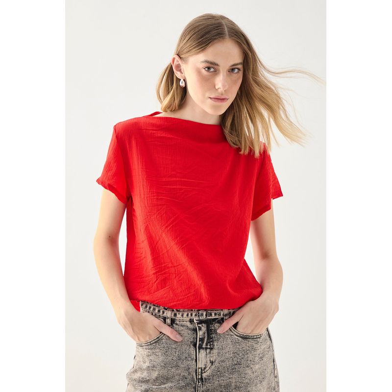 ASH - Polera Sin Mangas Rojo Mujer Ash