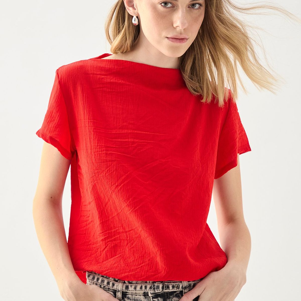 ASH - Polera Sin Mangas Rojo Mujer Ash