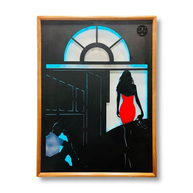 GENERICO - Cuadro Retroiluminado modelo Pareja separada