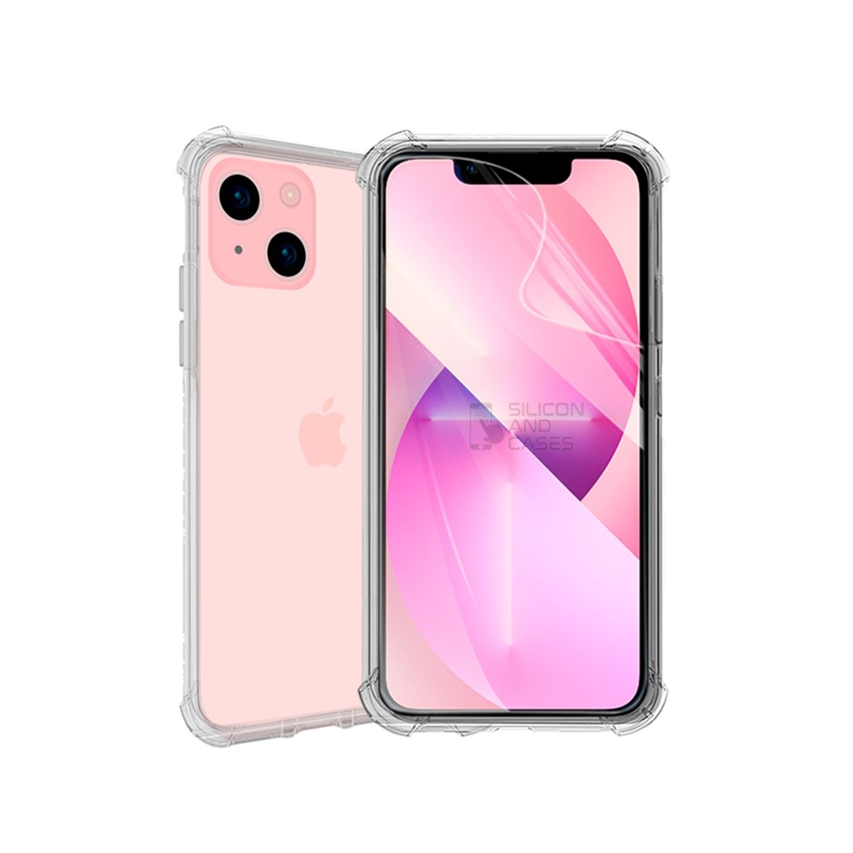 GENERICO - CARCASA TRANSPARENTE PARA CELULAR IPHONE 13 MINI ANTIGOLPE