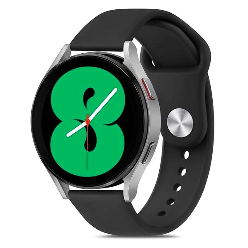 JOIGO - Correa de Goma Compatible Con Samsung Galaxy Watch 22mm Negro.