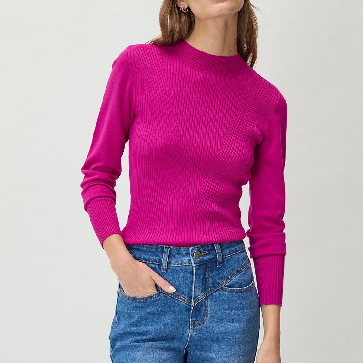 IO - Sweater Fucsia Mujer Io