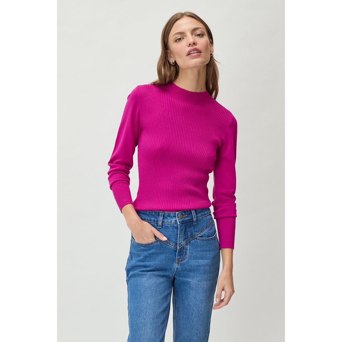 IO - Sweater Fucsia Mujer Io