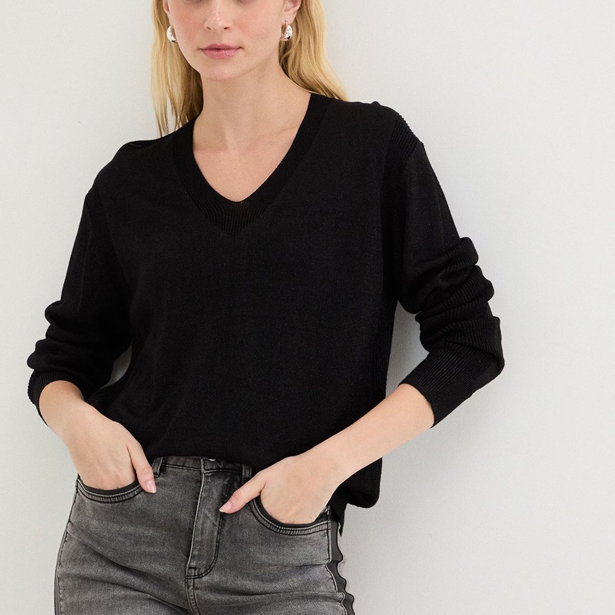 ASH - Sweater Negro Mujer Ash