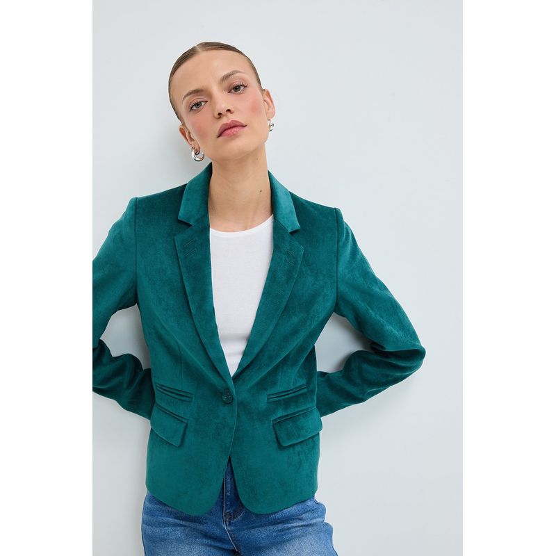 IO - Blazer Verde Musgo Mujer Io.