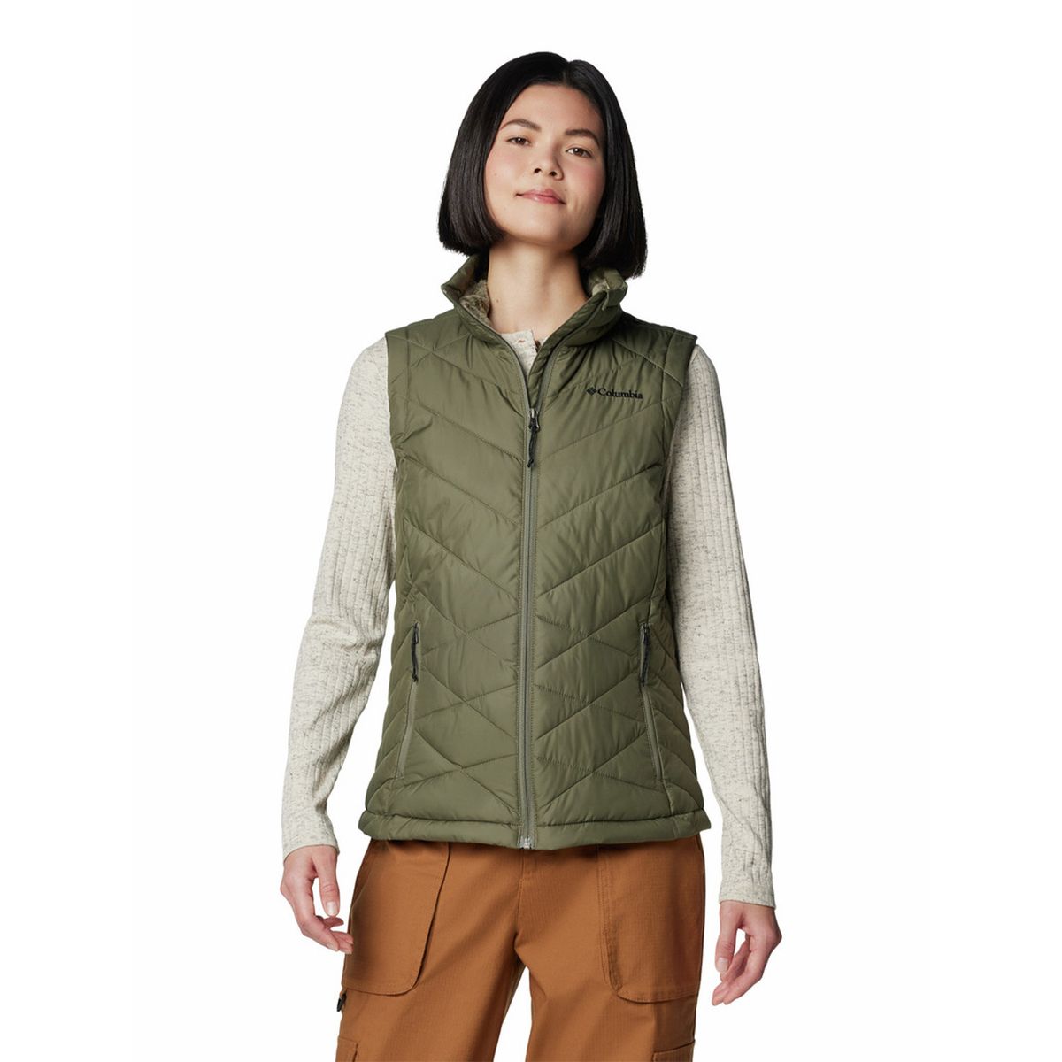 COLUMBIA - Parka Sin Mangas Mujer Heavenly Ii Gris COLUMBIA