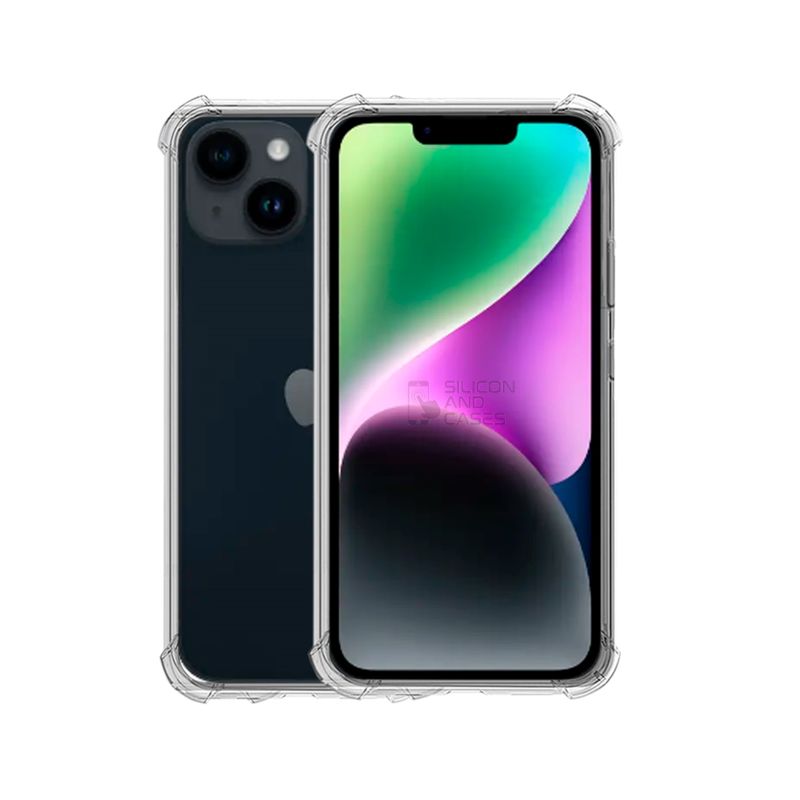 GENERICO - CARCASA TRANSPARENTE PARA CELULAR IPHONE 14 PLUS ANTIGOLPE