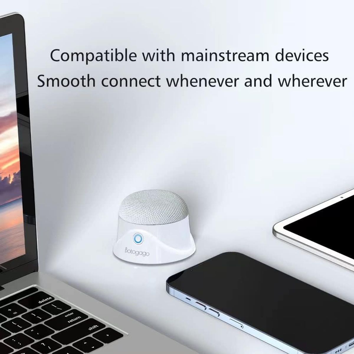 GENERICO - Parlante Magnético TWS Para iPhone Blanco