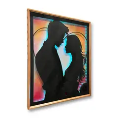 GENERICO - Cuadro Retroiluminado modelo Pareja Enamorada